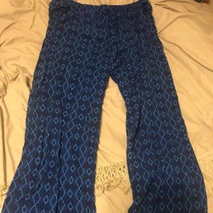Blue harem pants